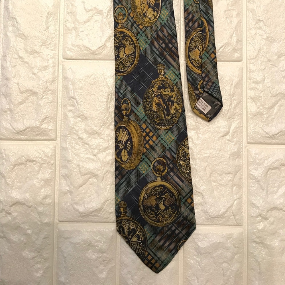 Long champ silk tie
